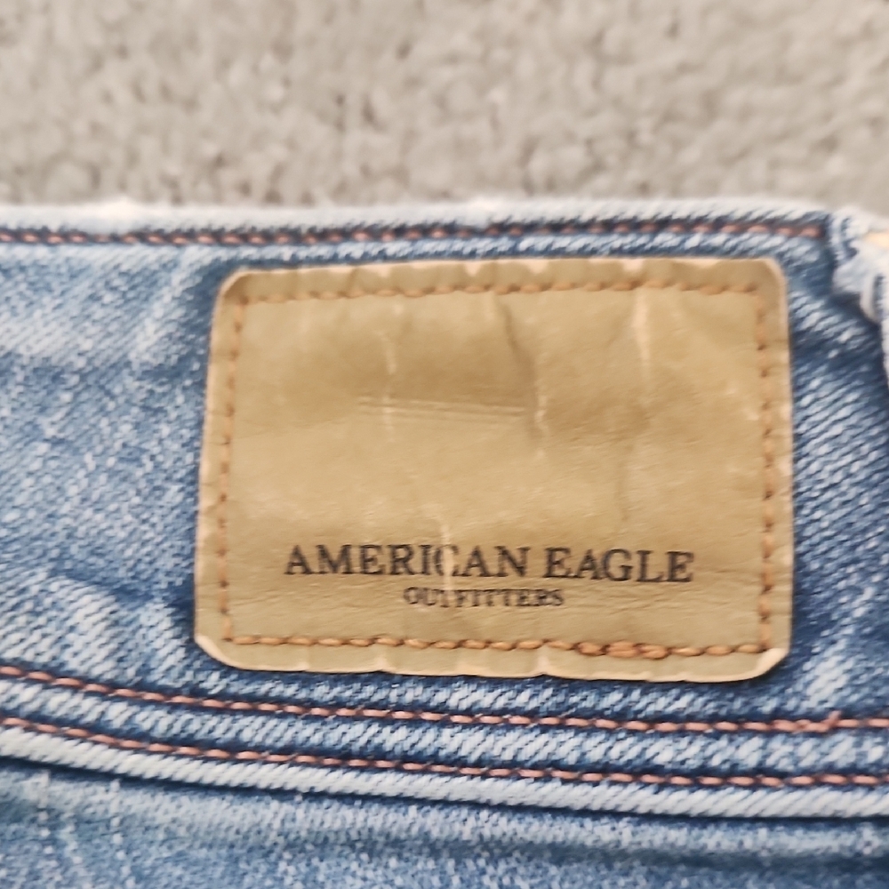 American Eagle Outfitters Light Blue Flare Jeans - Picture 3 of 6